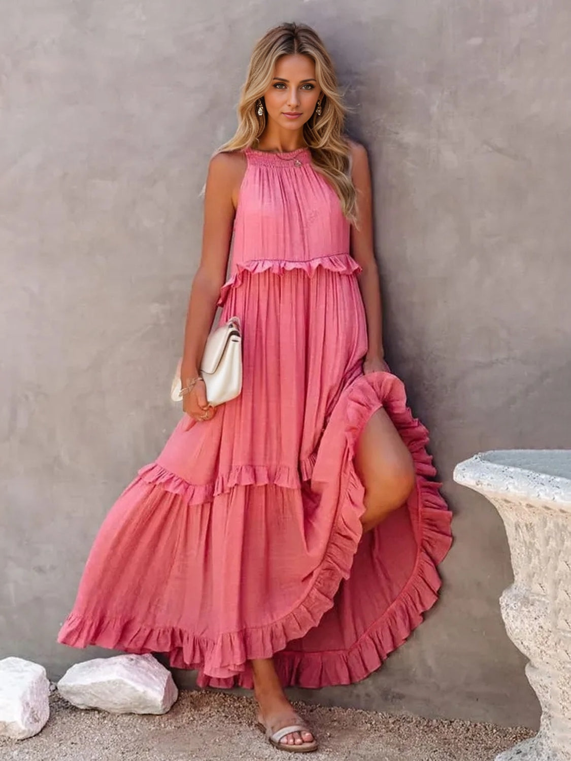 Charlotte Maxi Dress with Pockets Idyl Collection Charlotte Maxi Dress with Pockets Idyl Collection
